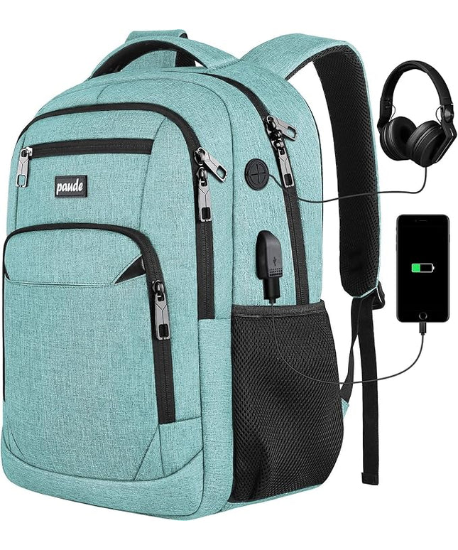 Paude School Backpack,15.6 Inch Laptop Backpack Women Bookbag Rucksack for Teen Girls,School Bags for Teens