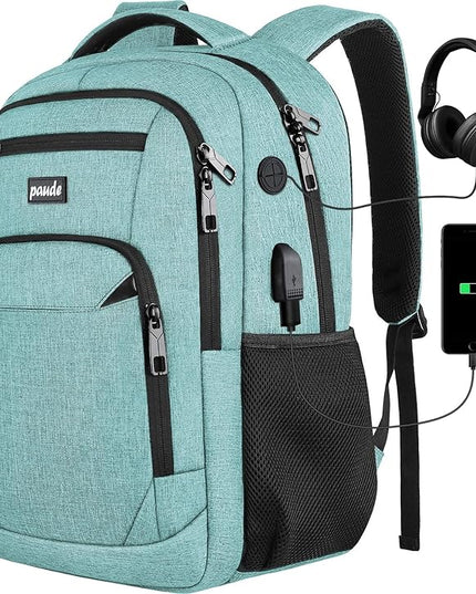 Paude School Backpack,17.3 Inch Laptop Backpack Women Bookbag Rucksack for Teen Girls,School Bags for Teens