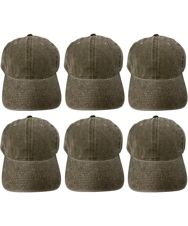 Roytrense Unisex 100% Cotton Washed Low Profile Dad Hat - Adjustable Baseball Cap for Outdoor Activities
