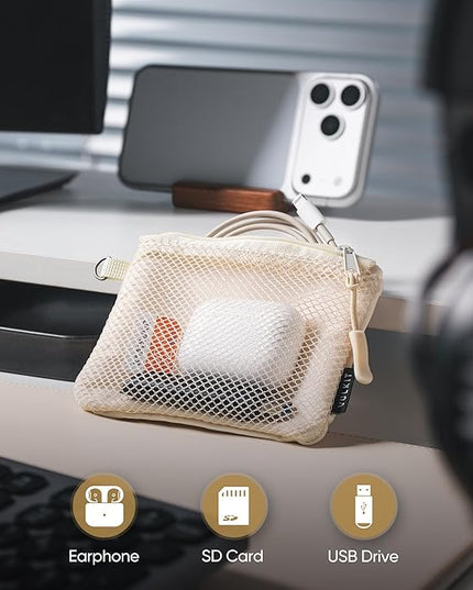 VULKIT Small Zip Wallet 2 Packs Coin Pouch Mini Travel Bag Multifunctional Pouch Change Holder