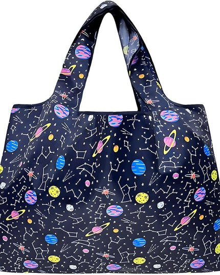 allydrew Large Foldable Tote Nylon Reusable Grocery Bags