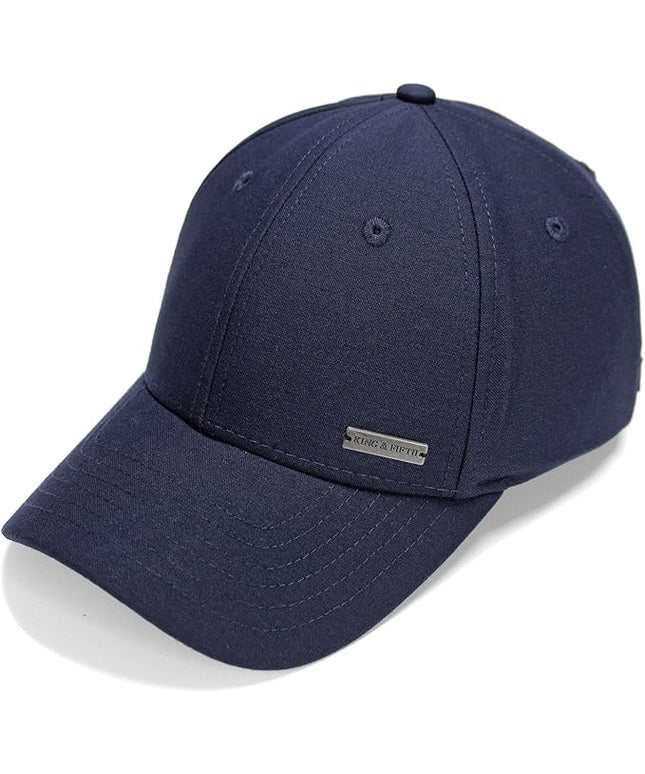 Fashion Baseball Hats for Men by King & Fifth | The Senna Baseball Cap with Low Profile & Menswear Fabric + Baseball Caps