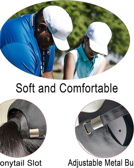 PFFY 2 Packs Baseball Cap Golf Dad Hat for Men and Women