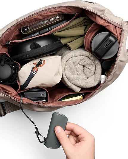 Bellroy Laneway Crescent Bag (12 liter streamlined, crescent crossbody with internal and external pockets, adjustable strap and surprising storage) - Fawn