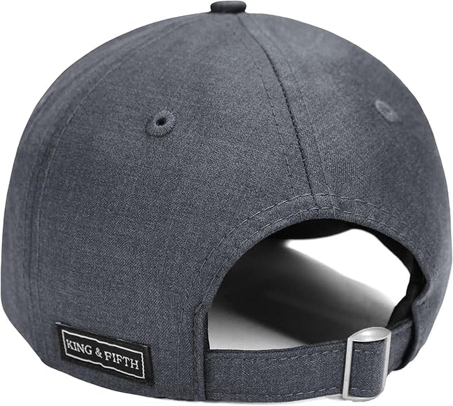 Fashion Baseball Hats for Men by King & Fifth | The Senna Baseball Cap with Low Profile & Menswear Fabric + Baseball Caps