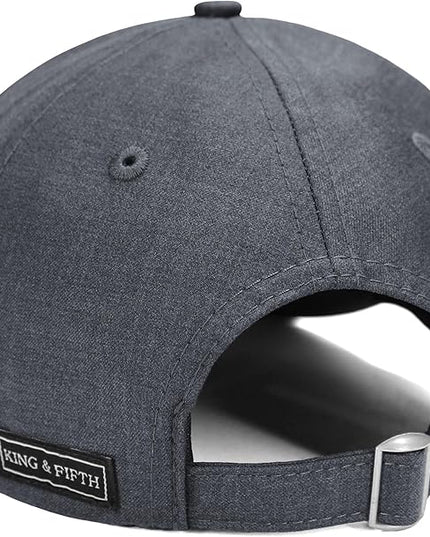 Fashion Baseball Hats for Men by King & Fifth | The Senna Baseball Cap with Low Profile & Menswear Fabric + Baseball Caps