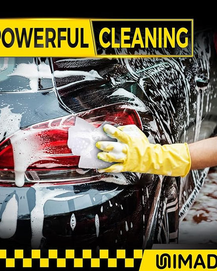 Shop Towels, 100 Pack Commercial Grade Work Rags Microfiber Towels for Cars Cleaning Rags Bulk Detailing Cloth for Automotive Bar Mechanic Restaurant Garage Housekeeping, 11.5"x 11.5", White
