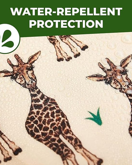 ECO CHIC Foldable Reusable Grocery Bags - Lightweight, Recycled & Reusable Shopping Bag - Waterproof Packable Tote