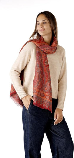 Scarf for Women Spanish Design Elegant Long Shawl Scarves for Summer Fall
