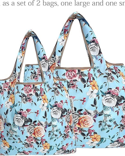 allydrew Large Foldable Tote Nylon Reusable Grocery Bags