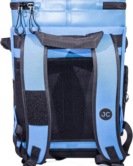 Convertible Cooler Backpack with Dry Storage by JustinCASE | Waterproof Travel Cooler Bag for Drinks, Clothes & Trips