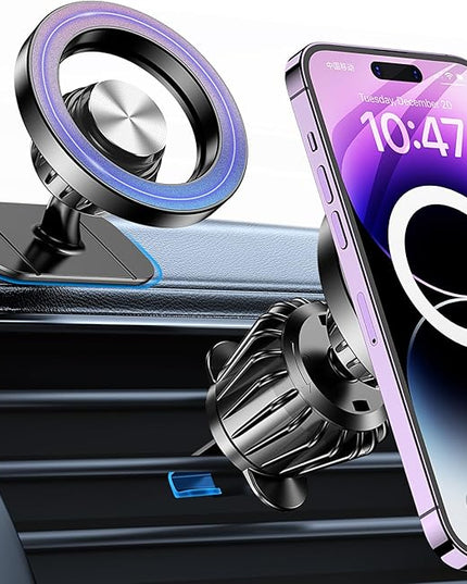 Kaistyle for Magsafe Car Mount【20 Strong Magnets】Magnetic Phone Holder for Car Phone Holder Mount Dash Mounted Holders Cell Phone Holders for Your Car Accessories for Women Men for iPhone 17 16 15 14