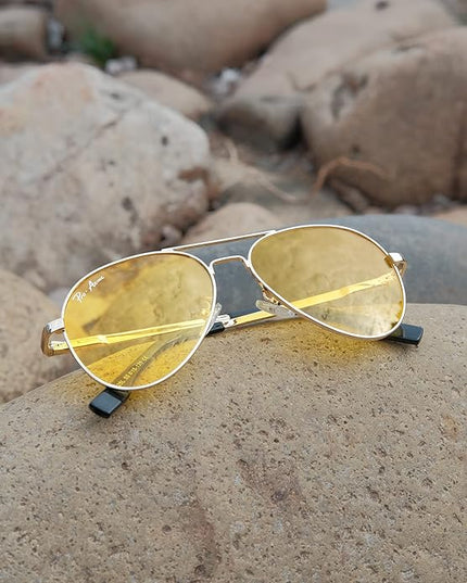 Pro Acme Classic Polarized Aviator Sunglasses 100% UV Protection, 52mm 58mm 63mm