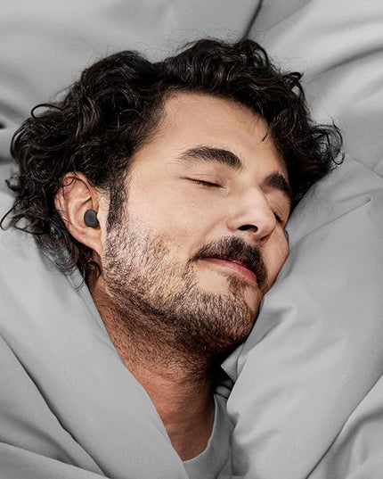 Loop Dream – Silicone/Memory Foam Earplugs for Sleep Comfort | Comfortable Ear Plugs for Muffling Snoring & Sleeping | Customized Fit | 27dB (SNR) Noise Reduction