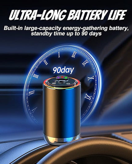 Smart Car Air Freshener, Car Air Freshener Diffuser with 3 Color Starry Sky Projection, Cars Scent Diffuser with RGB Music Syncing Light, 3 Mode Adjustable, Auto On/Off Cars Diffuser, 50ml Cologne