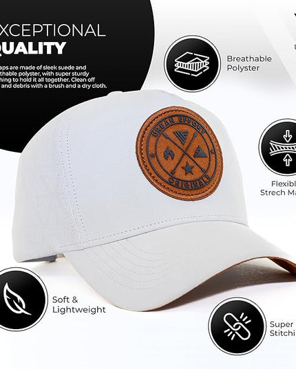 Urban Effort Mesh Back Cap - for Men and Women Baseball Hat 5-Panel Trucker Hat - Great Snapback Closure for Hunting & Hiking