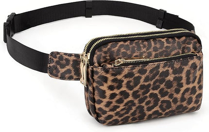 UTO Fanny Pack for Women Crossbody Trendy Fashion Belt Purse Chest Waist Hip Bumbag for Outdoor Shopping Travel Hiking