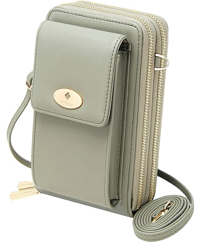 KUKOO Small Crossbody Bag Cell Phone Purse Wallet with Credit Card Slots for Women