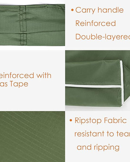 BeeGreen Green Reusable Grocery Bags Wholesale Green Reusable Kitchen Bags Bulk Foldable-Machine Washable with Zipper Storage Pouch 20 Packs