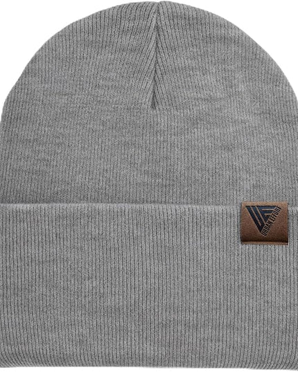 Urban Effort Beanie for Men Women – Warm Acrylic Unisex Knit Winter Hats for Men, Soft Stretch Fit, Classic Streetwear Style
