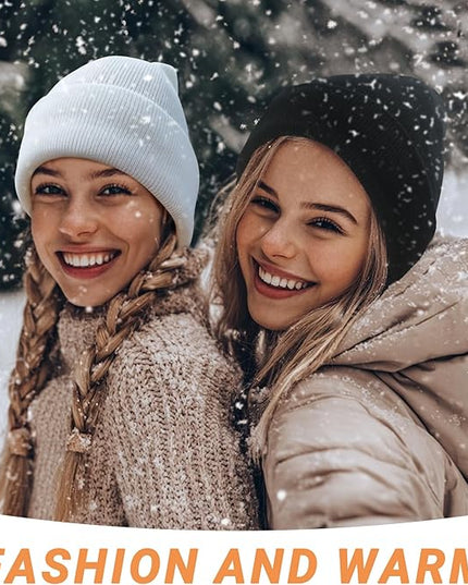 NPQQUAN Beanie for Men Women Winter Hats for Mens Beanie Cuffed Knit Beanies Skull Cap