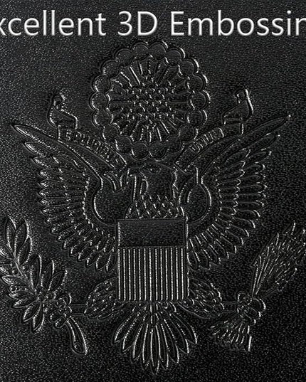 Passport Holder With Luggage Tag Cover Wallet RFID Blocking Leather Case Travel Essentials Accessories Travel Must Have(114#Black)