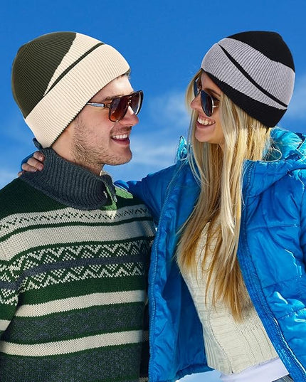 Yahenda 48 Pack Knit Beanies Hats Winter Beanie Hats Warm Knitted Cuffed Skull Cozy Cap for Men Women Unisex