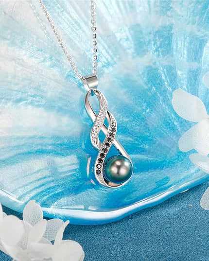 Birthday Gifts for Women Wife Pearl Necklace-Valentinees Gift for Her Grandma Mom on Christmas Day Mothers Day Wedding Gifts Anniversary