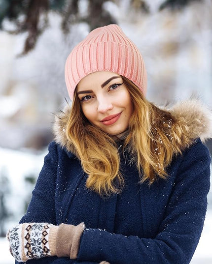 HiRui Knit Beanie for Men Women Kids, Winter Hats Warm Classic Daily Skull Caps