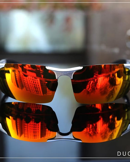 DUCO Mens Sports Polarized Sunglasses UV Protection Sunglasses for Men 8177s