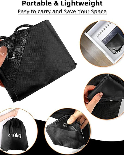 GoodtoU Drawstring Backpack Bulk, 40 Pcs Draw String Bags Cinch Bag Drawstring Gym Bag Sackpack bags for Women Men, Black
