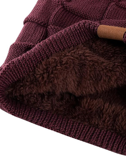 REDESS Beanie Hat for Men and Women Winter Warm Hats Knit Slouchy Thick Skull Cap
