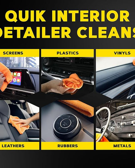Meguiar's Drive-Thru Car Wash Express Touch-Up Kit - The Perfect Car Detailing Kit for Touching Up After Running Through an Automatic Car Wash or After Washing Your Ride at Home, Clean Inside and Out