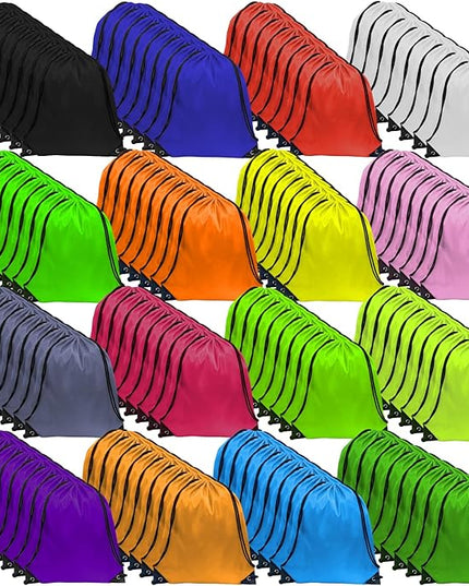GoodtoU Nylon Backpacks - Drawstring Bags for Sport, Traveling, Team (16 Colors, 128Pcs)