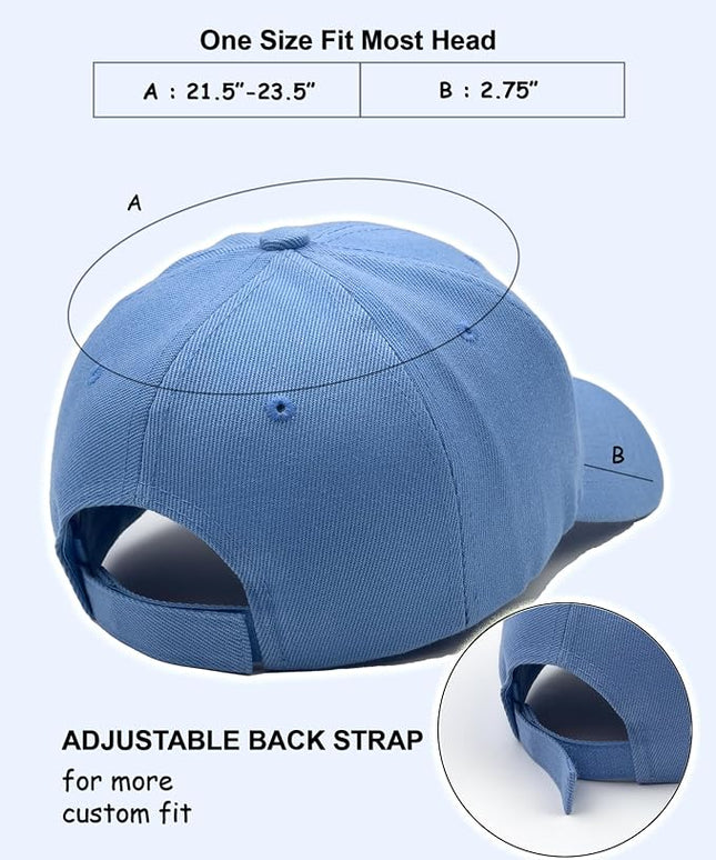 Utmost Structured Baseball Cap with Adjustable Closure - Performance Hat for Outdoor Activities