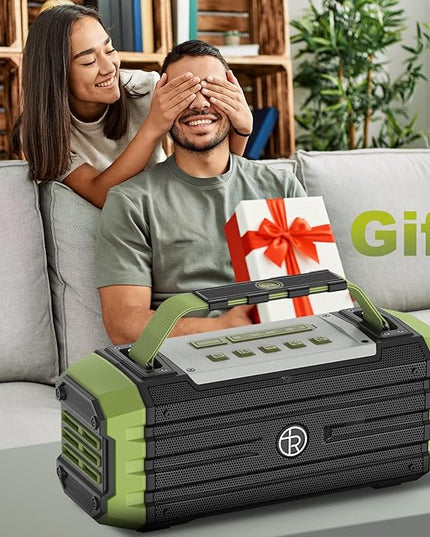 Portable Bluetooth Speaker 120W Peak 80W Wireless Speakers, TWS Pairing, Deep Bass, Hi-Fi Loud Speaker, IPX6 Waterproof, DSP Sound Boombox for Outdoor, Camping, Party, Beach
