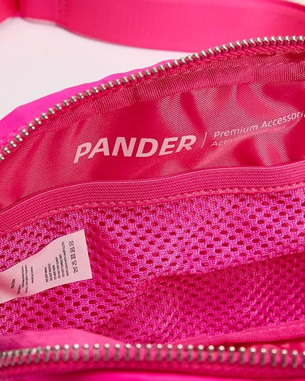 Pander Unisex Belt Bag Fanny Pack for Women with Adjustable Strap, Small Waist Pouch for Workout Running Traveling Hiking