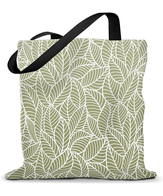 Canvas Tote Bag for Women，Cute Heavy-Duty Shoulder Bag with Zipper Pocket -Travel Tote for Grocery, Gym,Shopping