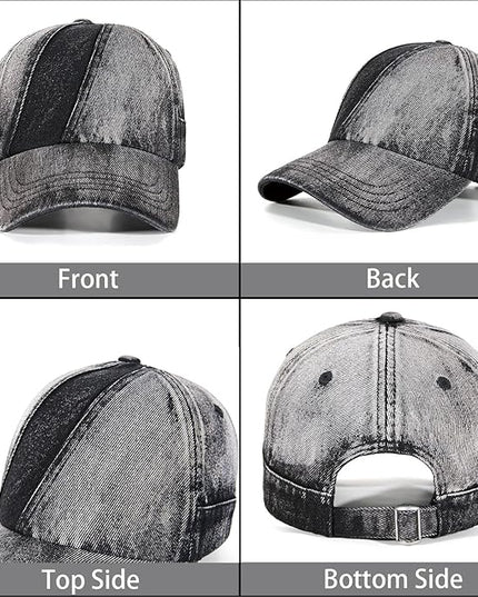 Trendy Unisex Graffiti Baseball Cap, Adjustable Cotton Baseball Cap for Men & Women, Athletic Streetwear Hat