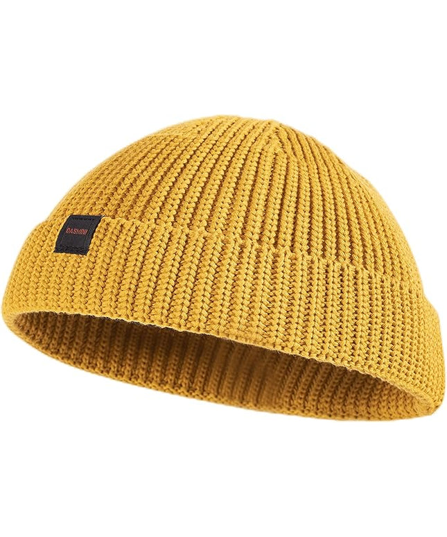 Fisherman Beanie Hats for Men Women,Knit Trawler Skull Cap,Watch Cap,Spring Fall Winter Warm Short Hats