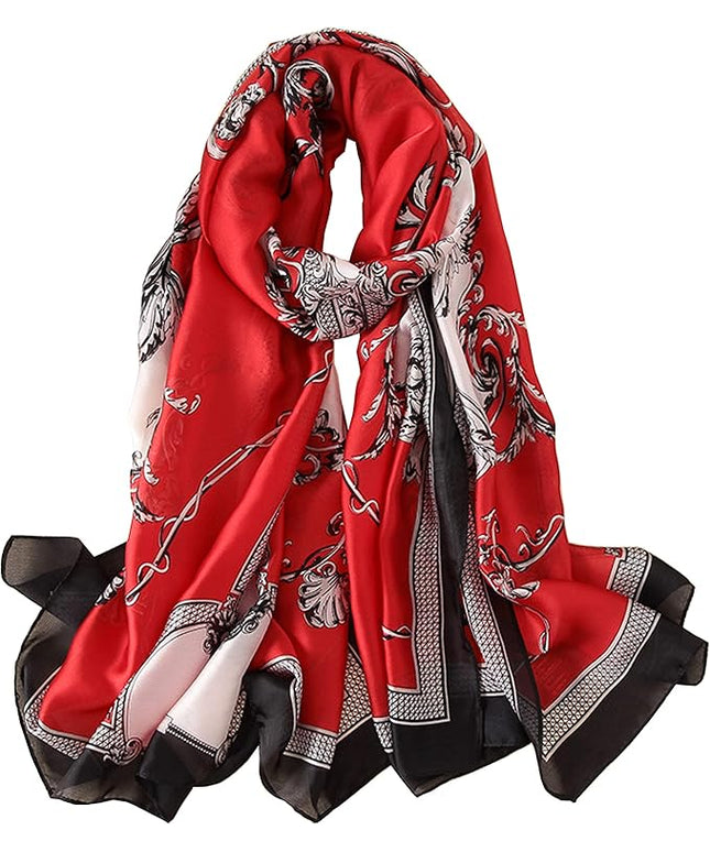 Silk Scarf Mulberry Silk Fashion Scarves Long Lightweight Shawl Wrap …