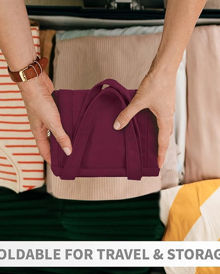 HOMESPON Large Canvas Tote Bag for Women Everything Bag with Pockets and Laptop Sleeve