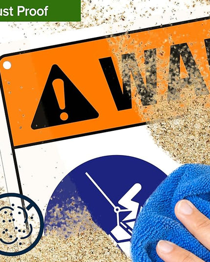 Warning Fall Hazard Appropriate Fall Protection Equipment Sign, 10x7 Inches, Rust Free .040 Aluminum, Fade Resistant, Made in USA by My Sign Center