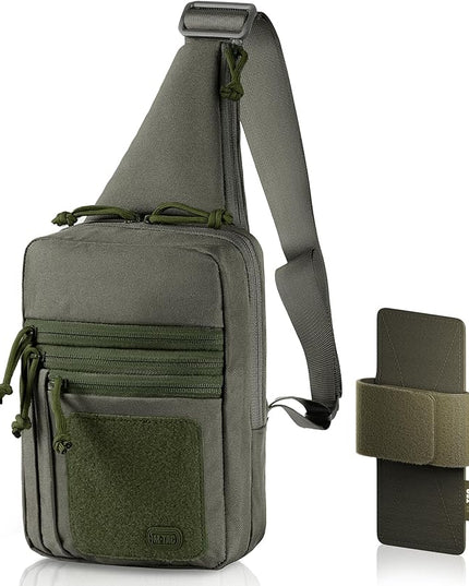 M-Tac CCW Sling Bag for Men & Women - EDC Shoulder Bag Tactical - Crossbody Concealed Carry Bag - Mens Chest Pack
