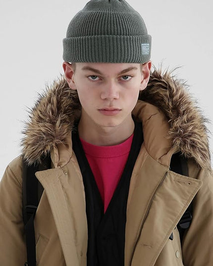 UNDERCONTROL Winter Trawler Fisherman Beanie Men Women Unisex Stylish Plain Docker Skull Hat Roll up Watch Cap Color Pack