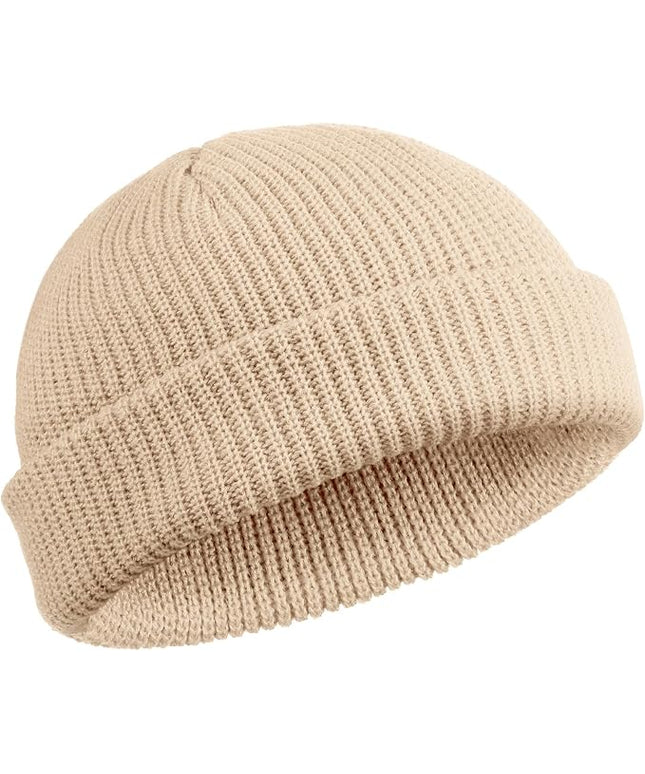 SATINIOR Trawler Beanie Watch Hat Roll-up Edge Skullcap Fisherman Beanie for Women Men