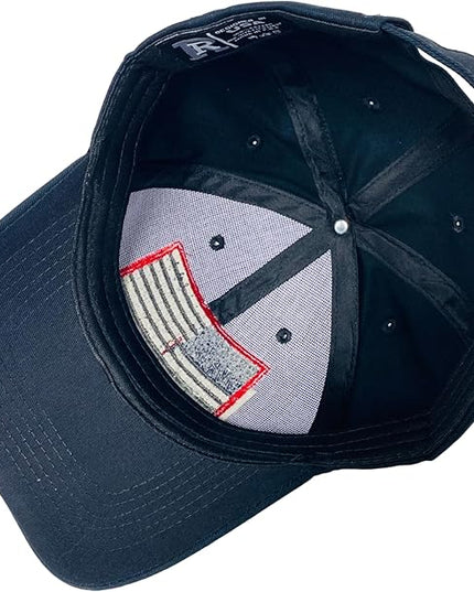 Roytrense Embroidered American Flag Unisex Baseball Cap (100% Cotton)