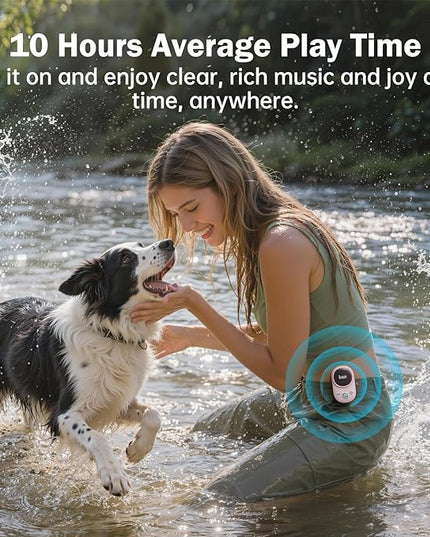 Divoom Itour-S Wearable Bluetooth Speaker, IP67 Waterproof Dustproof, Portable Small Clip-On Bluetooth Speaker, 10H Playtime, for Kitchen, Work, Travel, Biking, Golf, Pool (Pink)