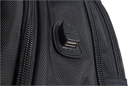 Kenneth Cole Reaction ProTec Travel Business Backpack 17" Laptop Computer TSA Checkpoint-Friendly Bookbag With USB Port, Black