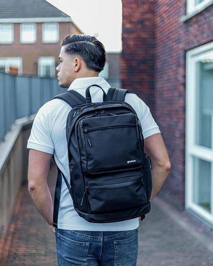 GOOTIUM Laptop Business Travel Backpack - TSA-Friendly Carry-On Luggage Boundless Collection Daypack for College, Commuting & Work | TSA-Friendly, Carry-On Luggage, for Business, Travel, for College, Commuting